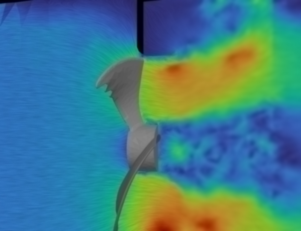Transient CFD of an axial fan